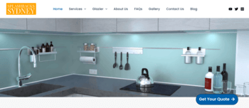 Splashback glass Website